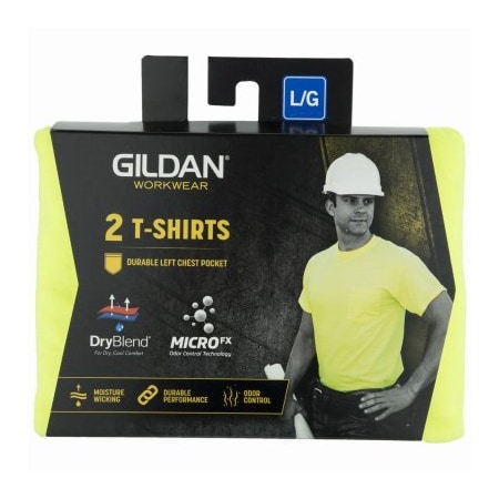 Gildan Branded Apparel Srl 2PK LG GRN SS T Shirt 1297047
